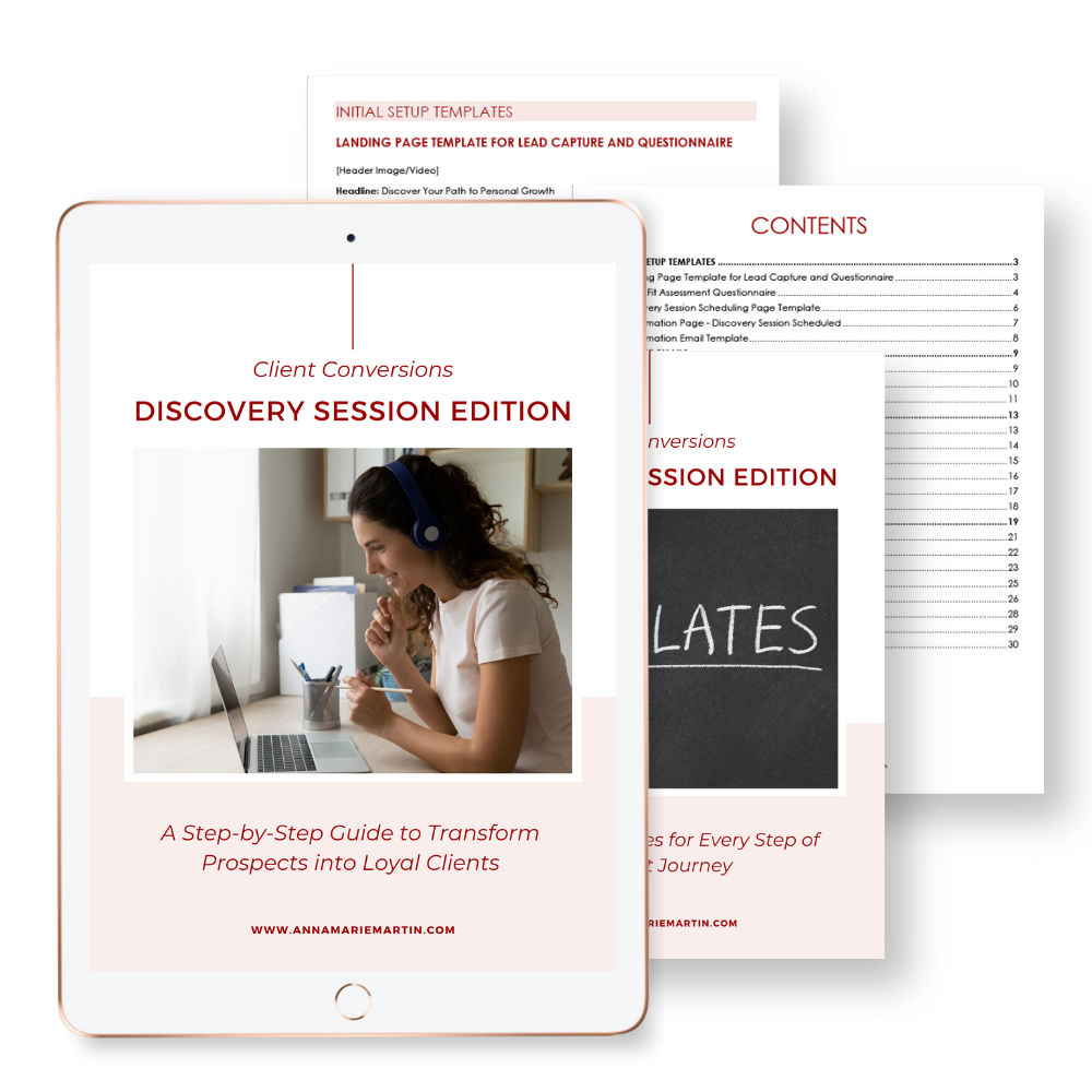 Coach Success Foundations Bonus 2: Discovery Session Edition